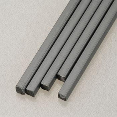 Plastruct 90351 1/8" x 1/8" x 15" ABS Plastic Rod (Pack of 5)