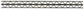 Plastruct 90405 27/32" x 12" x 1/2" ABS Warren Open Web Truss (Pack of 2)