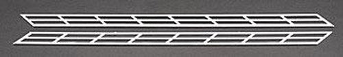 Plastruct 90692 N 3/4" x 6" x 27/64" Styrene Stair Rail (Pack of 2)