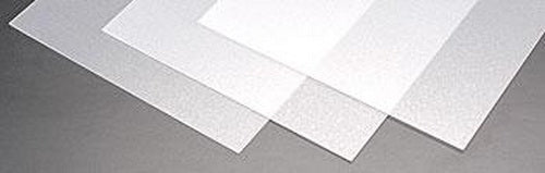 Plastruct 91251 7" x .030" x 12" Clear Copolyester Sheet (Pack of 3)