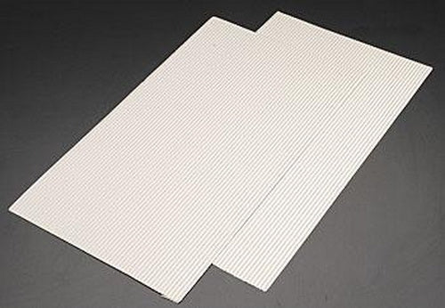 Plastruct 91511 HO 12" x .020" x 7" Ribbed Roof Sheet (Pack of 2)