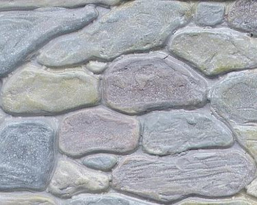 Plastruct 91583 1:12 24" x 7" Field Stone Sheet (Pack of 2)