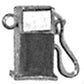 Plastruct 94872 HO 17/32" x 17/32" Gas Pump