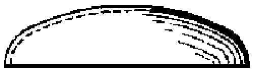 Plastruct 95741 3/8" x 0.080" Elliptical Head Domes (Pack of 5)