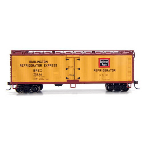 Roundhouse 85427 HO CB&Q/BREX 40' Wood Reefer #75244