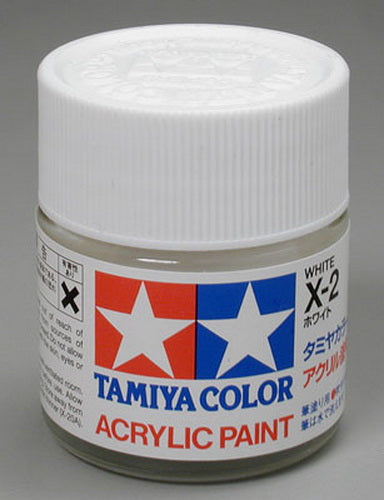 Tamiya 81002 Acrylic White X-2 - 23 ml Bottle