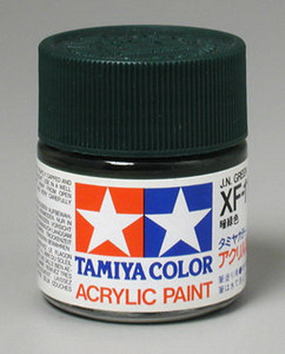 Tamiya 81313 XF-13 J.A. Green Flat Acrylic Paint - 23 ml. Bottle