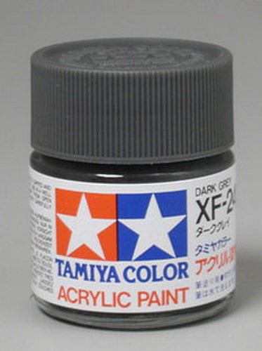 Tamiya 81324 XF-24 Dark Grey Flat Acrylic Paint - 23 ml. Bottle