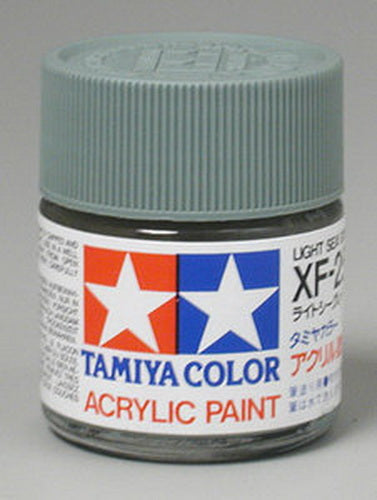 Tamiya 81325 XF-25 Light Sea Grey Flat Acrylic Paint - 23 ml. Bottle