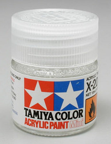 Tamiya 81520 X-20A Thinner Acrylic Mini Paint 10 ml. Bottle