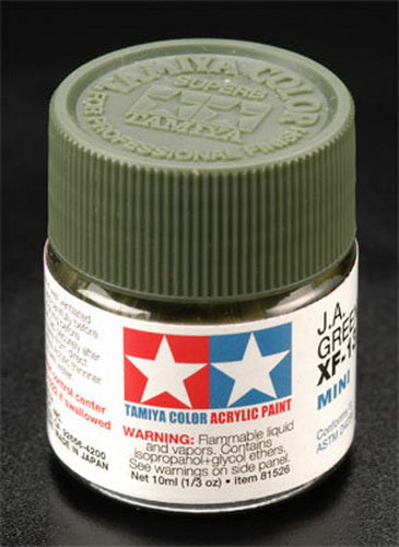 Tamiya 81713 XF-13 J.A. Green Acrylic Mini Paint 10 ml Bottle