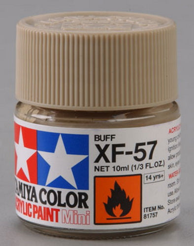 Tamiya 81757 XF-57 Buff Acrylic Mini Paint 10 ml. Bottle