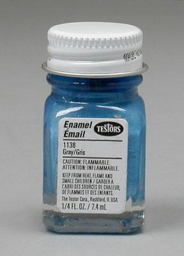 Testors 1110TT Gloss Blue Enamel Paint - 1/4 oz. Bottle