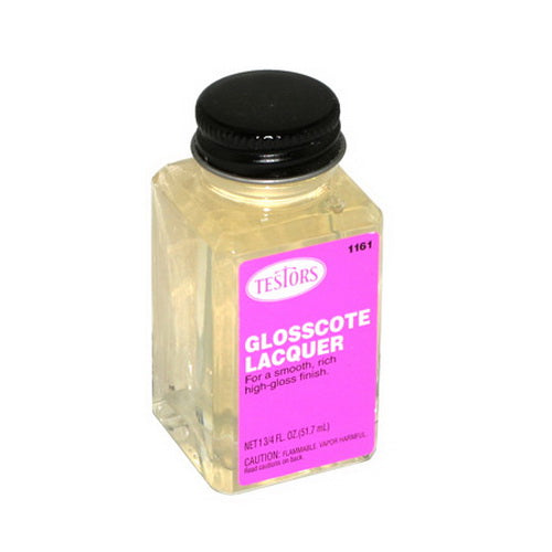 Testors 1161X Glosscote Top Coat - 1-3/4 oz. Bottle