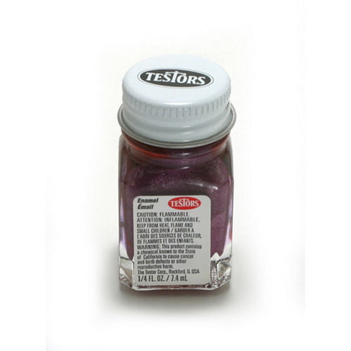 Testors 1531TT Metallic Purple Flake Enamel Paint - 1/4 oz. Bottle
