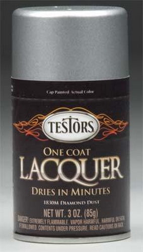 Testors 1830M Diamond Dust One Coat Lacquer 3 oz. Spray Paint Can