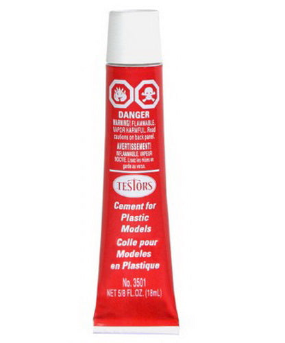 Testors 3512 Cement for Plastics Models 7/8 oz. Tube