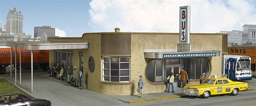 Walthers 933-2934 HO Scale Silver Springs Bus Terminal Building Kit