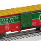 Lionel 6-29312 O Gauge Santa's Operating Boxcar LN/Box