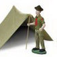 Lionel 6-37828 O Vintage Boy Scouts Hand-Painted Figures With Tent (Set of 4)