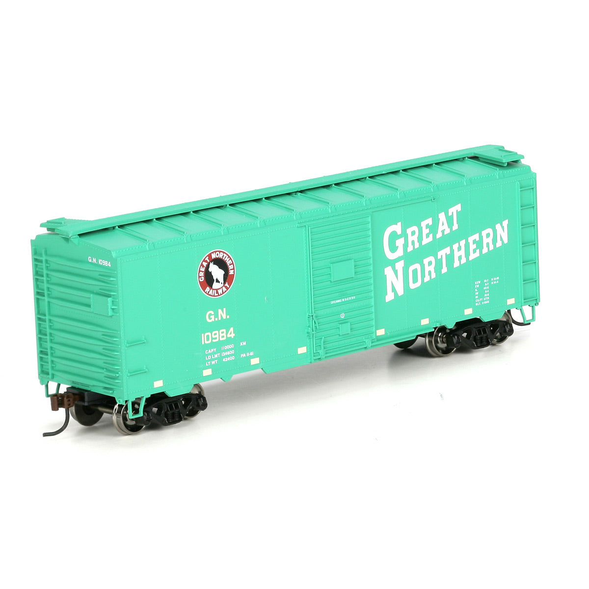 Athearn 70096 HO GN RTR 40'  Youngstown Steel Door Box Car #10984