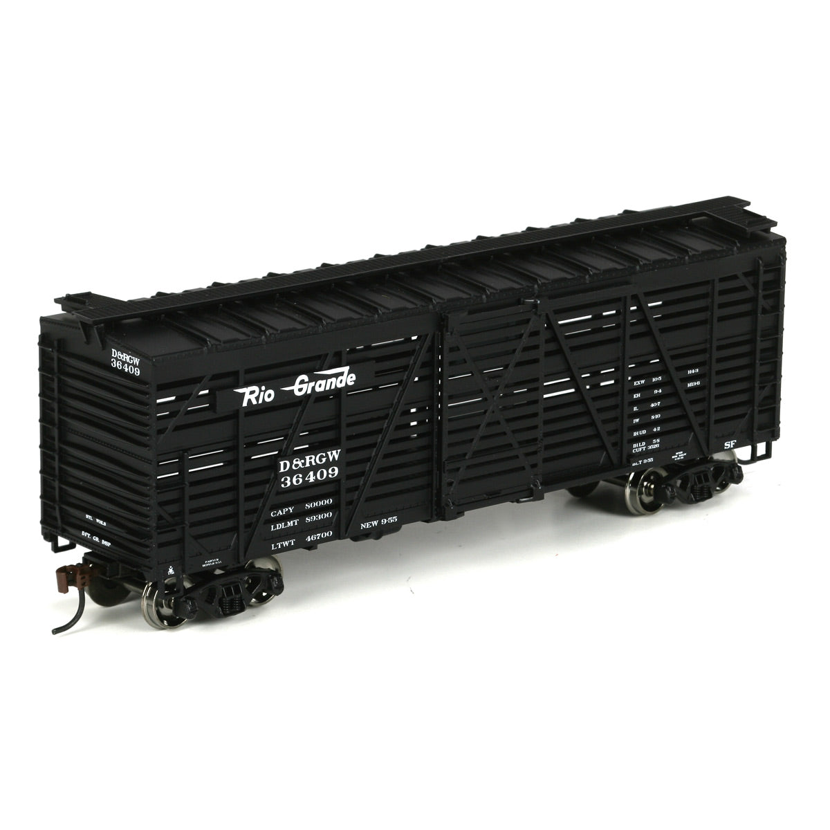 Athearn 75937 D&RGW HO RTR 40' Stock Car #36409