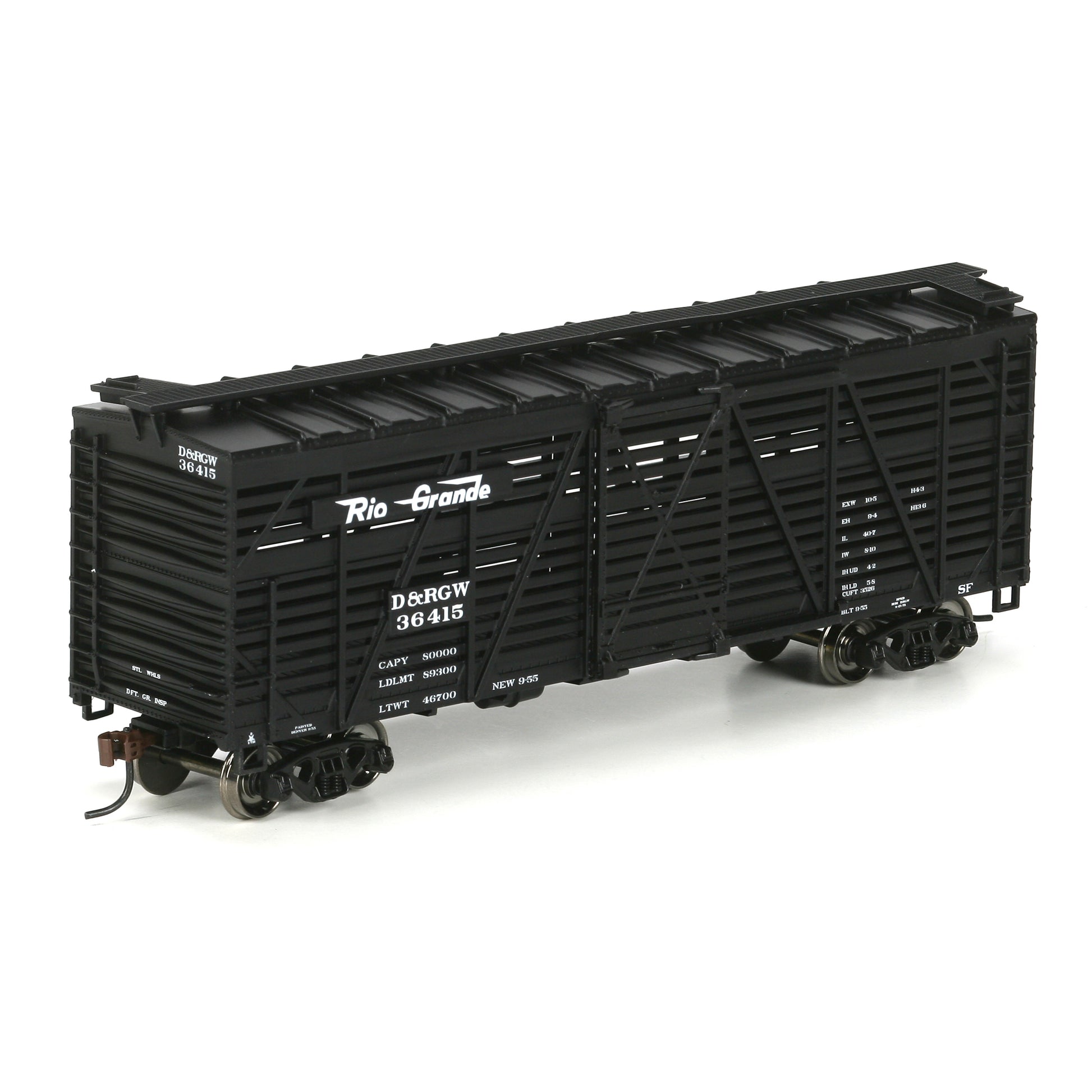 Athearn 75938 D&RGW HO RTR 40' Stock Car #36415