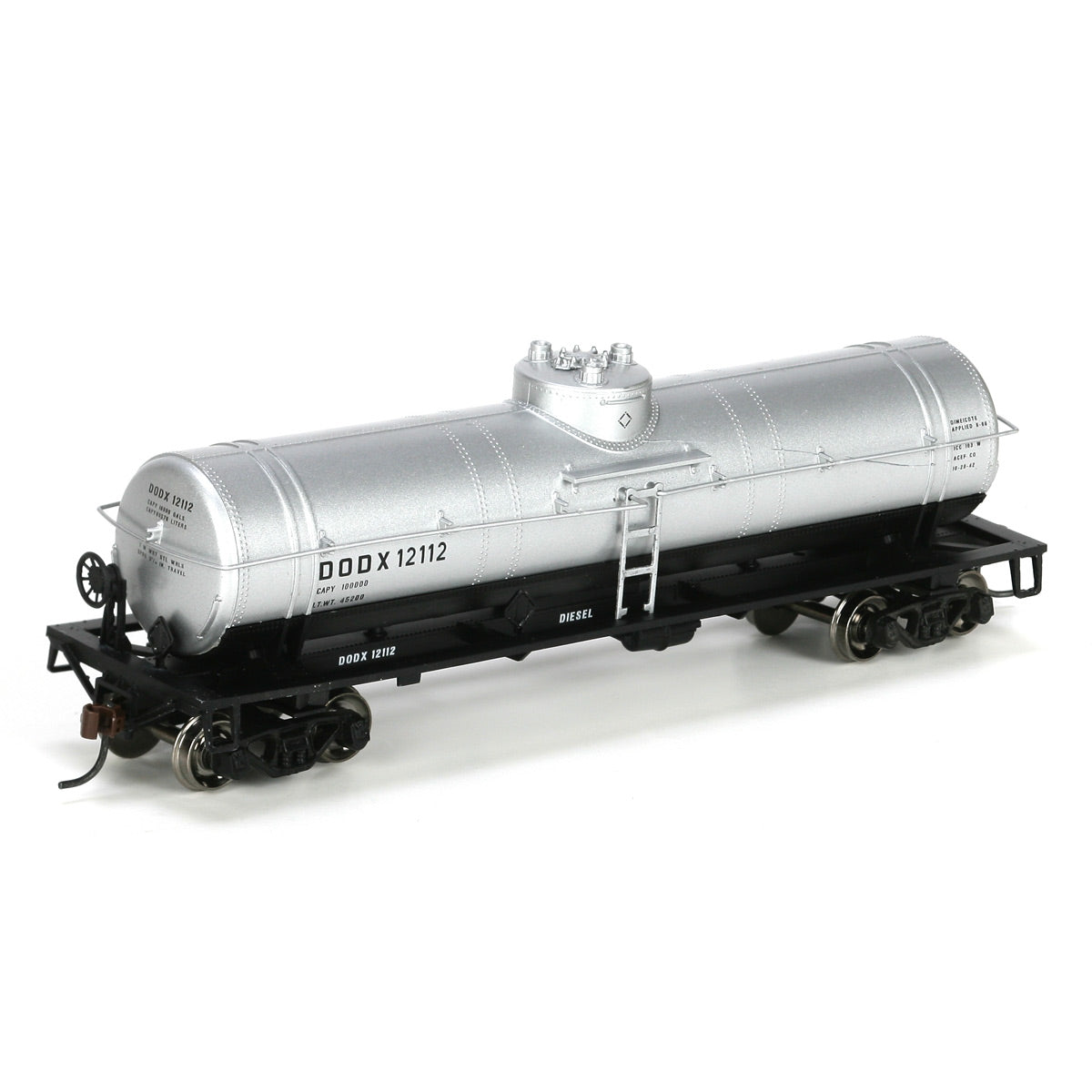 Athearn 76650 HO Scale DODX RTR 1-Dome Tank Car #12112 LN/Box