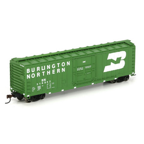 Athearn 81423 HO Scale RTR Burlington Northern 50' OB Plug Door Box Car #316942 LN/Box