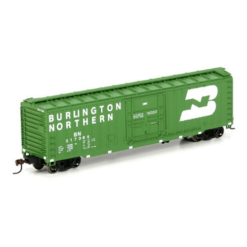 Athearn 81425 HO Scale RTR Burlington Northern 50' OB Plug Door Box Car #317086 LN/Box