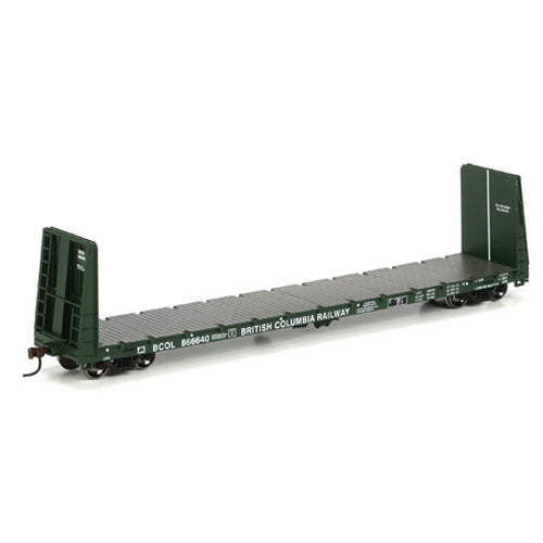 Athearn 88127 HO Scale BCOL 60' Bulkhead Flatcar #866640