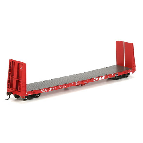 Athearn 88133 HO Scale CPR 60' Bulkhead Flatcar #316114
