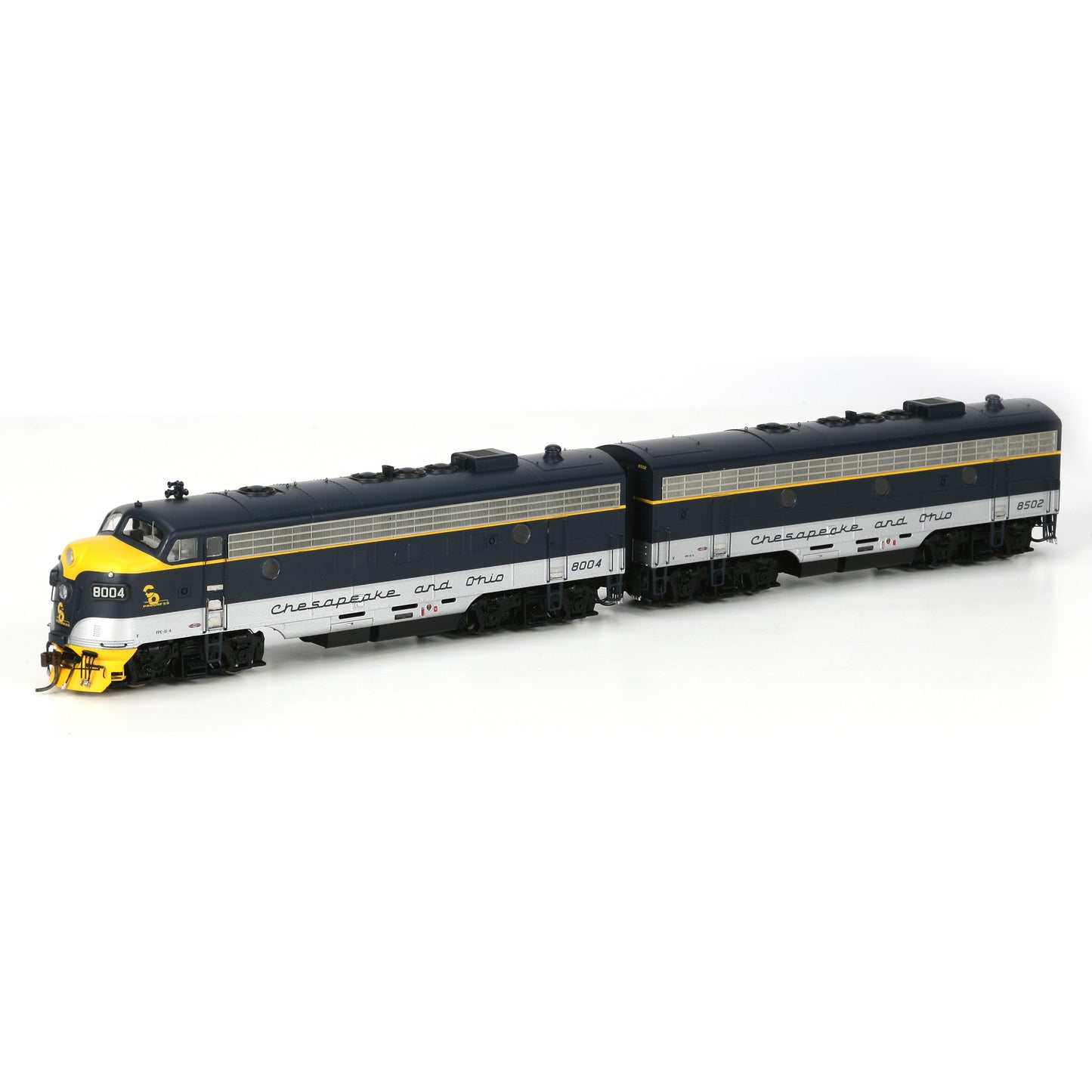Athearn G22615 HO C&O FP7A/F7B Diesel Locomotives #8004/#8502 w/ DCC & Sound LN/Box