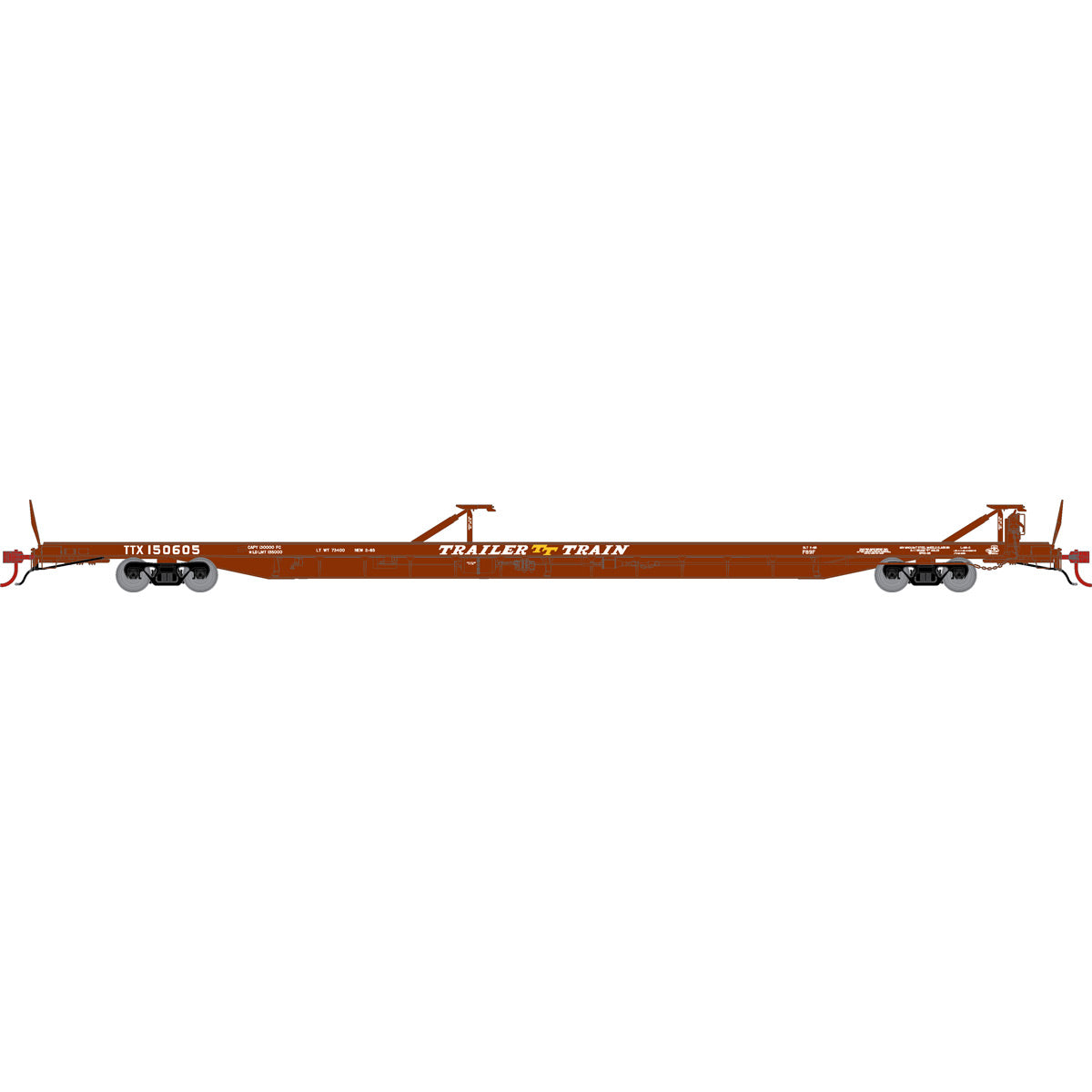 Athearn G29553 TT/Oxide #150605 HO F89F Flat