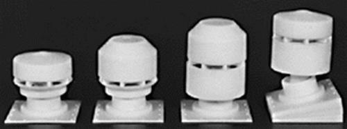 Rix Products 628-0610 Multi Scale Rooftop Vents Kit (Pack of 8)