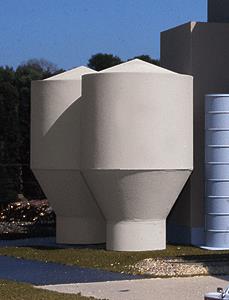 Walthers 933-3904 HO Pulp Tanks - Superior Paper Kit