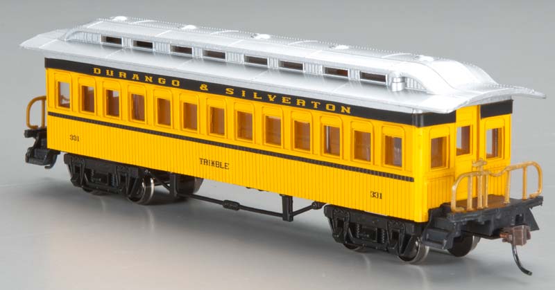 Bachmann 13401 HO Durango & Silverton 1860-1880 Wood Coach