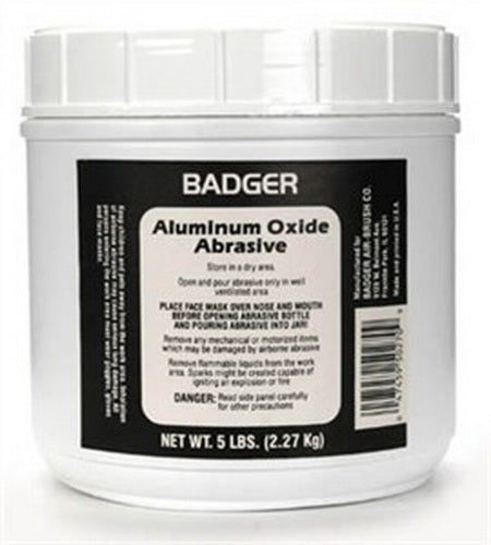 Badger 50-270 Aluminum Oxide Abrasive 5 lb Container