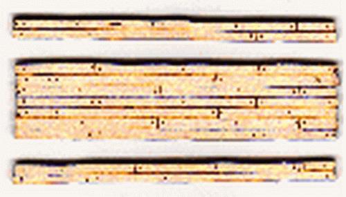 Blair Line 019 N 1-Lane .090" Rough Cut Laser-Cut Wood Grade Crossing (3)