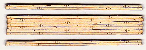 Blair Line 020 N 2-Lane 1.8" Rough Cut Laser Wood Grade Crossing (Set of 2)