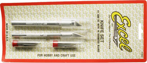 Excel 19062 Basic Craft Knife Set