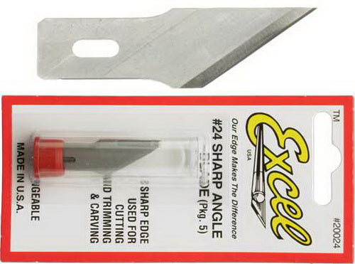 Excel 20024 #24 Deburring Replacement Blade (Pack of 5)