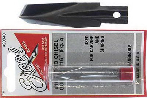 Excel 20340 Large V Chisel Carving Gouge (Pack of 2)