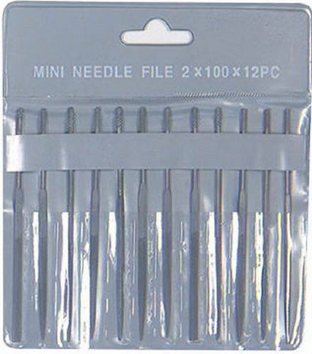 Excel 55608 Assorted Mini Needle File (Set of 12)