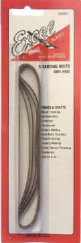 Excel 55683 #400 Grit Sanding Sticks Replacement Belts (Pack of 5)