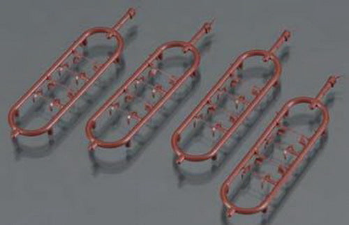 Kadee 2253 HO End Grab Irons Boxcar Red (8)
