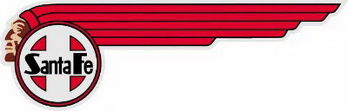 Microscale 10502 AT&SF Die-Cut Metal Sign