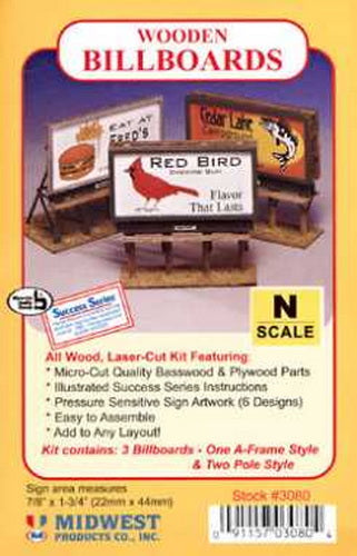 Midwest Products 3080 N Billboard Kit (Pack of 3)