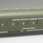 Model Power 99895 HO Scale US Army 67' Harriman Passenger/Troop Carrier Car