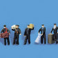 Modelscene 5119 HO / OO Porters Painted Figures